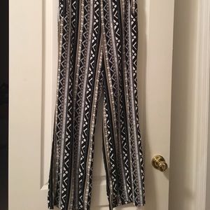 Printed palazzo pants