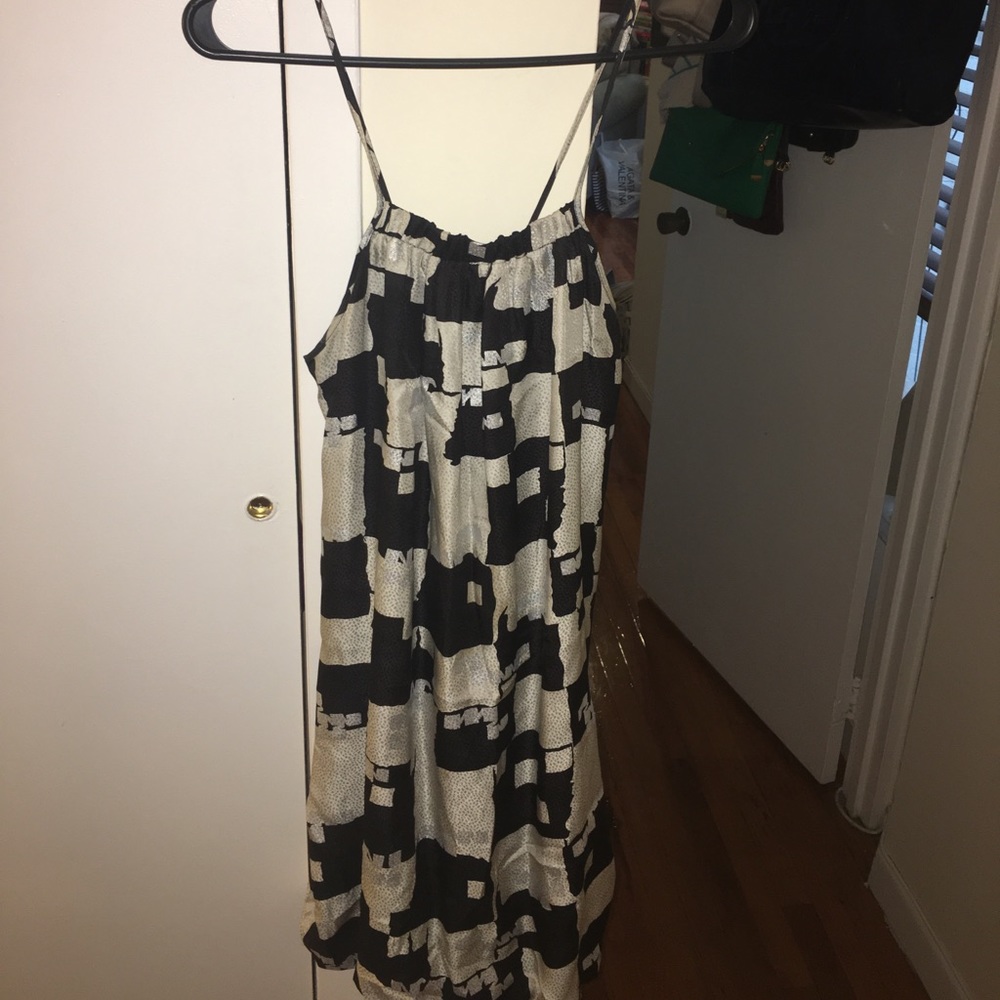 Poleci designer black & silver cocktail dress - Picture 1 of 7