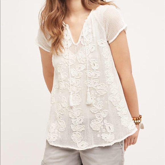 Anthropologie Tops - ANTHROPOLOGIE Akemi + Kin Mesh Top