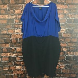 Torrid black and blue dress