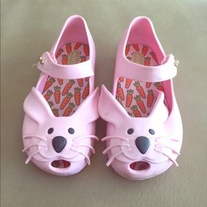 Mini Melissa Ultragirl Rabbit Peep Toe Size 8