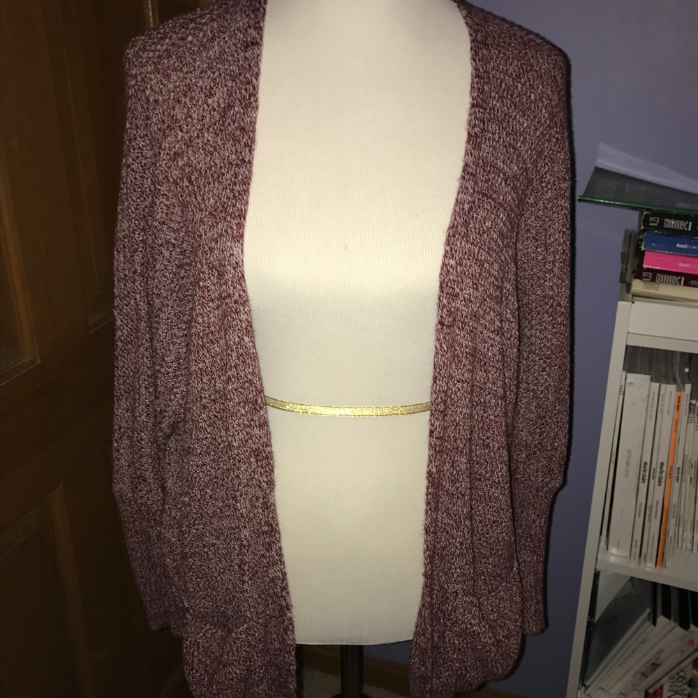 Maroon Cardigan