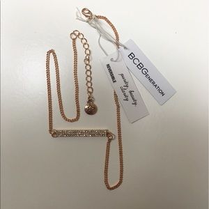reversible rose gold necklace