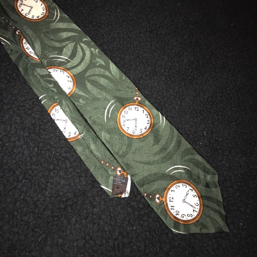 Bugatti silk Clock tie