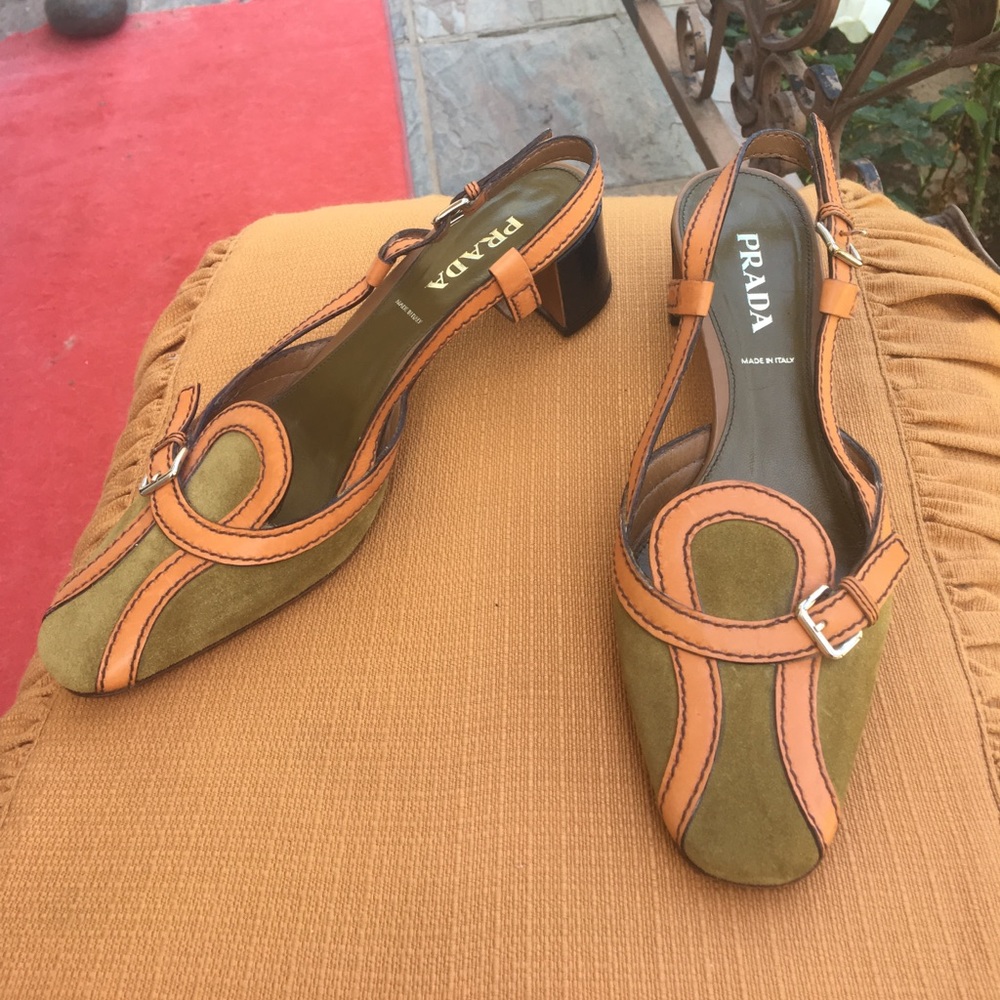Prada sling backs