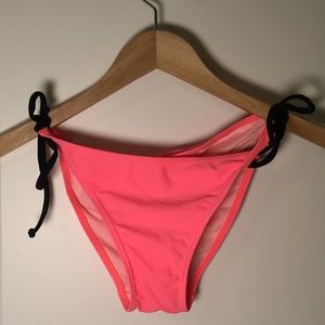 NWT Xhiliration Pink String Swim Suit Bottoms