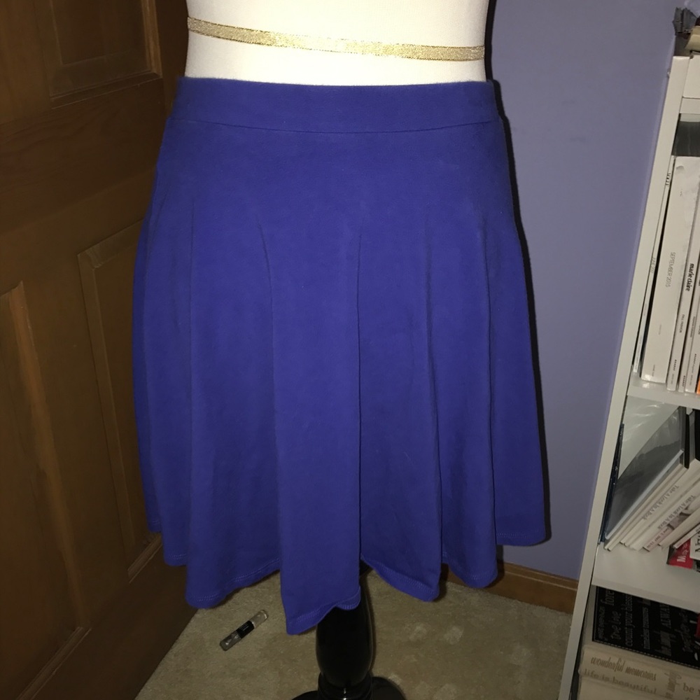Blue skater Skirt