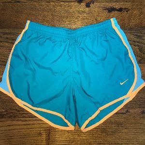 blue nike shorts