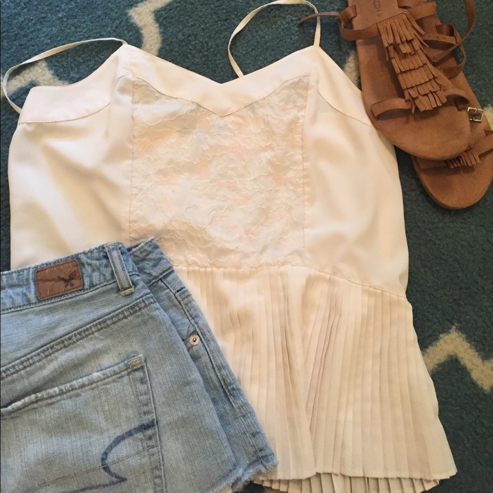 White tank top