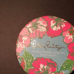 Lilly Pulitzer ceramic coasters