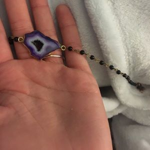Purple Stone choker