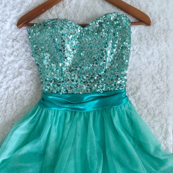 tiffany blue homecoming dress Tiffany Blue dress Short Prom Dress Homecoming Dress fg3856 – formalgowns main image 1