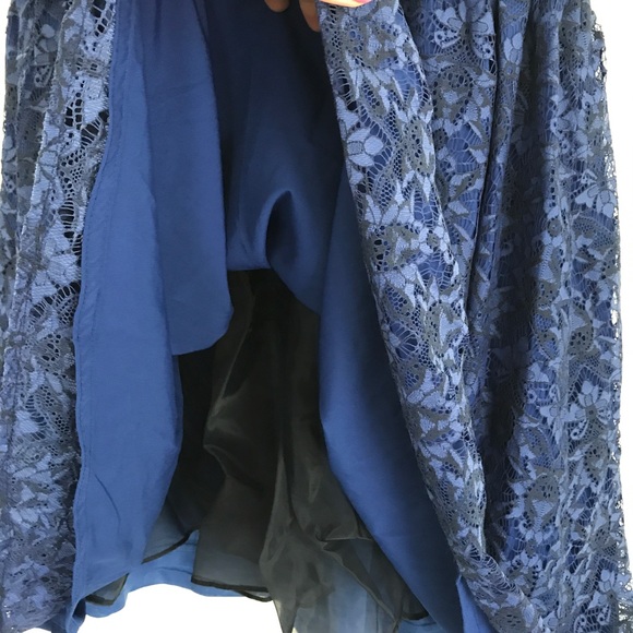 Blue lace cocktail dress - Picture 7 of 7