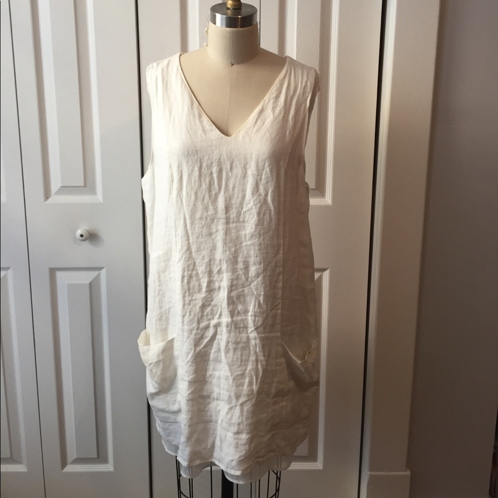 White zara dress