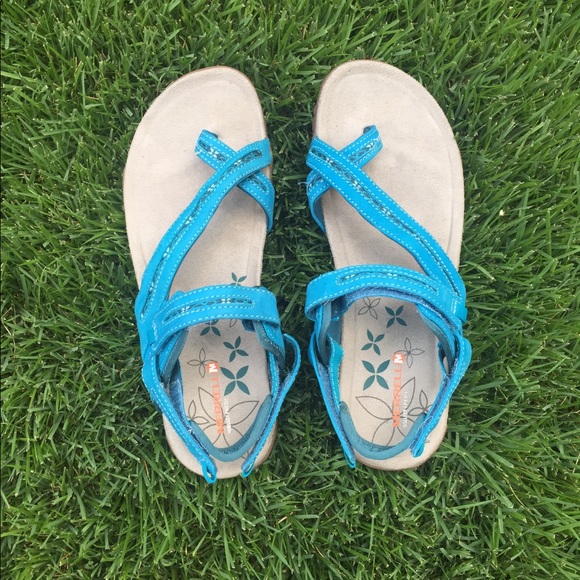 merrell turquoise sandals
