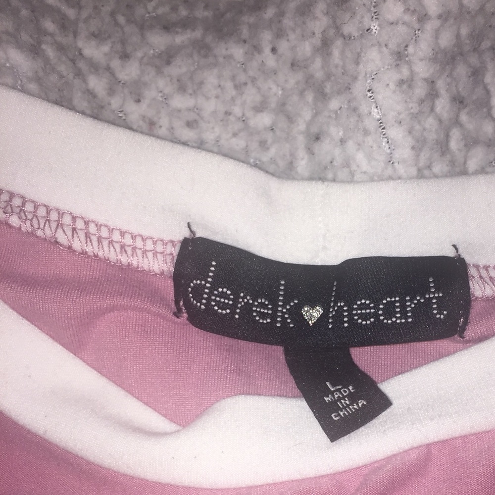 Pink Derek Heart dress.
