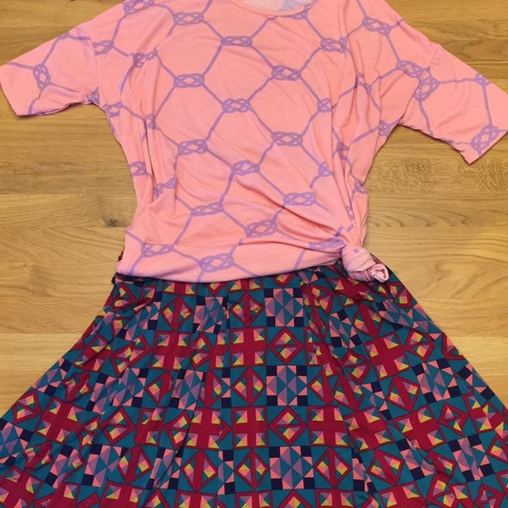 XL Irma top & 2X Madison skirt