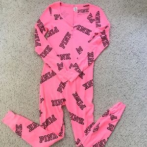 💋"I only sleep in PINK" one piece PJ