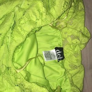 Debs strapless dress