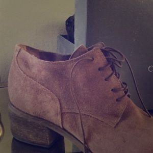 Brown Lace Up Booties