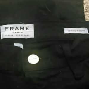 Frame Denim Ripped Noir