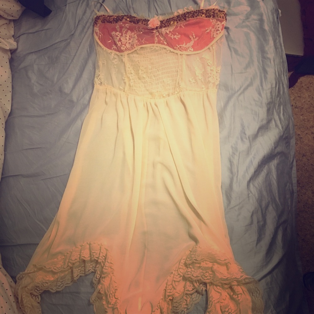 NWOT Free People lace slip dress