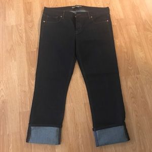 Express dark denim jeans