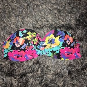 Floral swim top