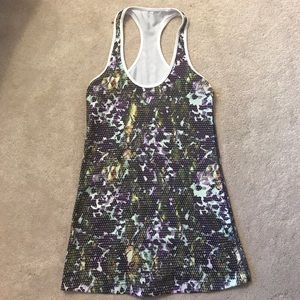 Lululemon Patterned Racerback Tank