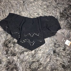 Strapless swim top