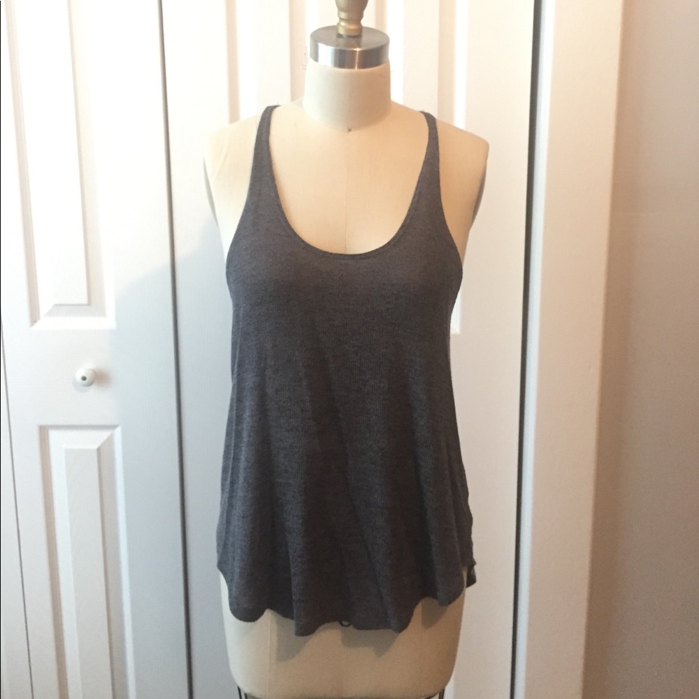 Grey woven tank top- project social T