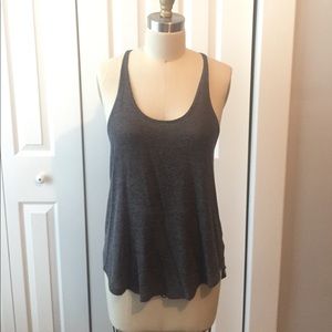 Grey woven tank top- project social T