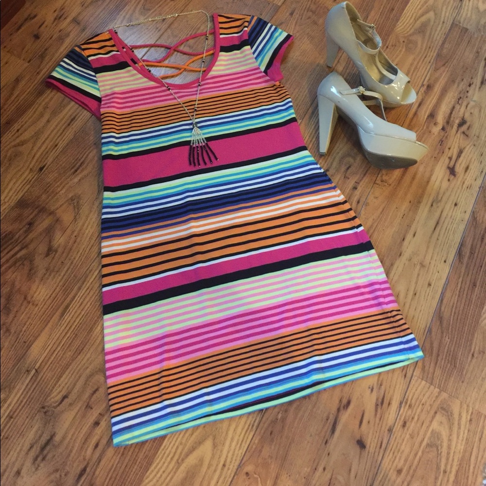 Cross Back Dress
