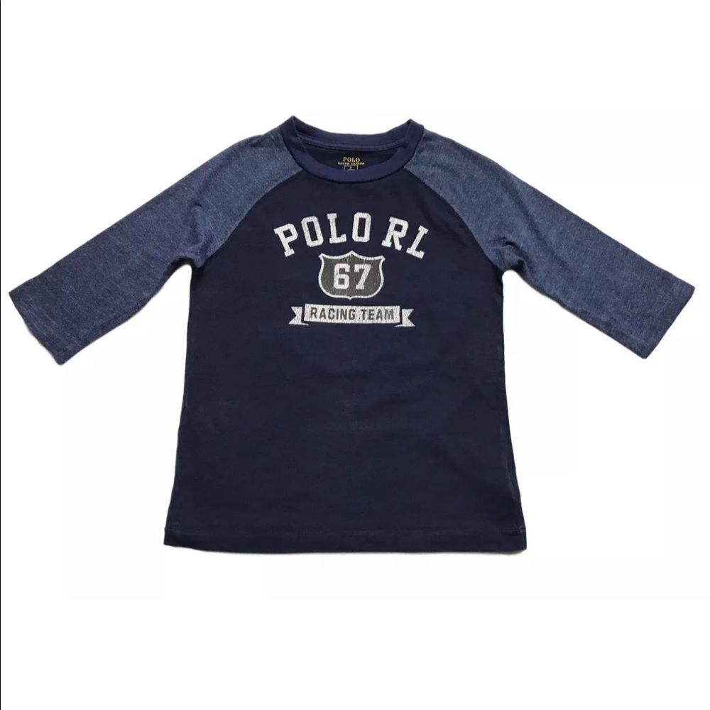Polo Ralph Lauren Boys Blue Logo Top Size 6