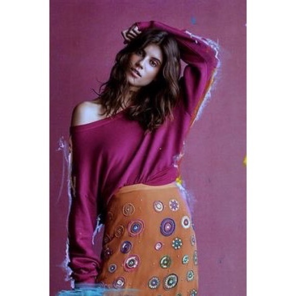 Anthropologie Sweaters - T.la Violet Softest Crop Pullover Sweater