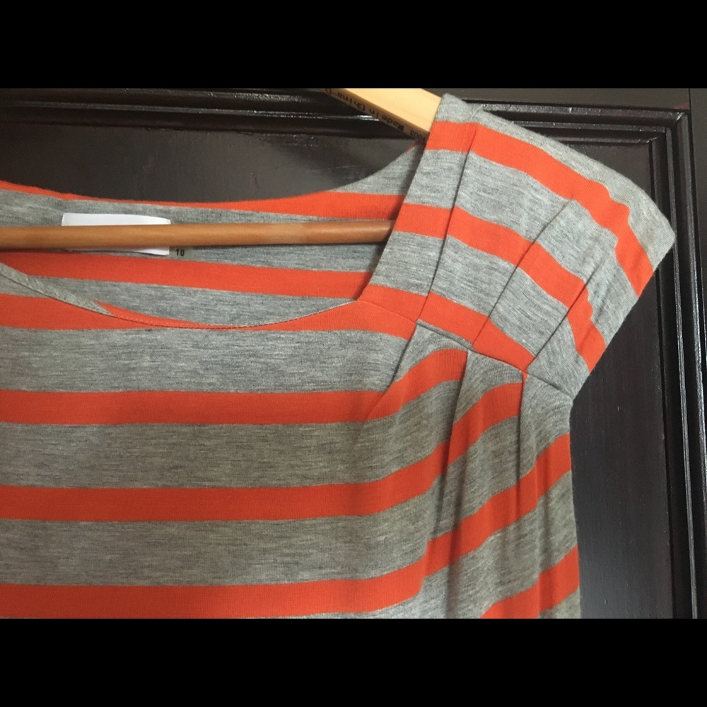 Calvin Klein body con striped dress