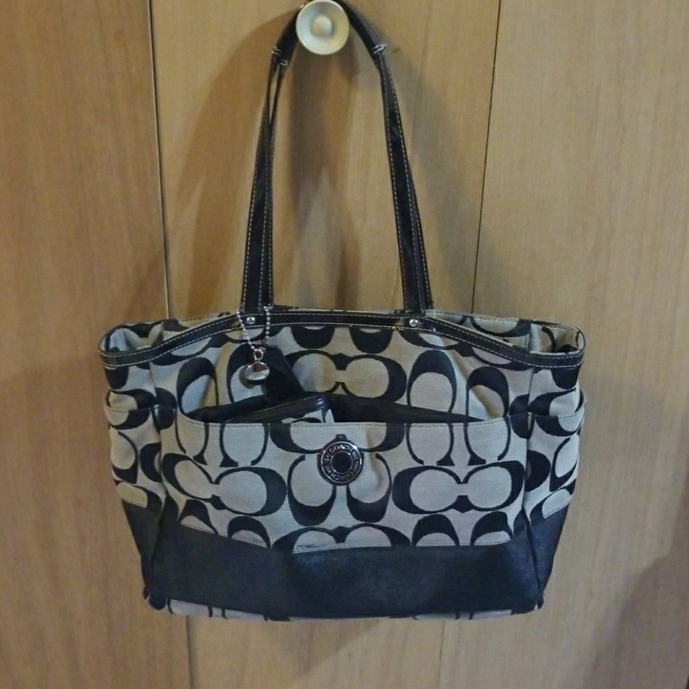 Coach baby bag