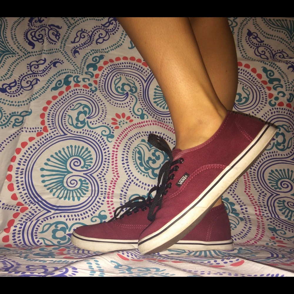 Maroon Vans