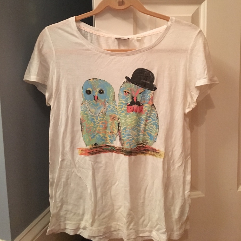 J. Crew Owl Tee