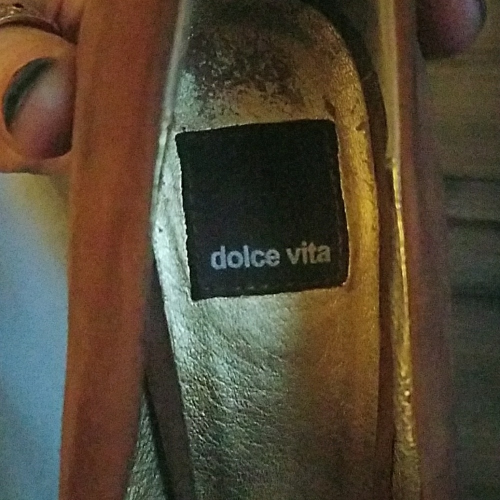 Dolce Vita Suede Pumps in Tan - Picture 5 of 6