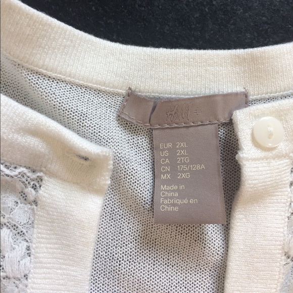 Cream Lace Cardigan - Picture 2 of 6