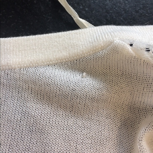 Cream Lace Cardigan - Picture 5 of 6