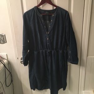 Lucky brand size 1X denim dress