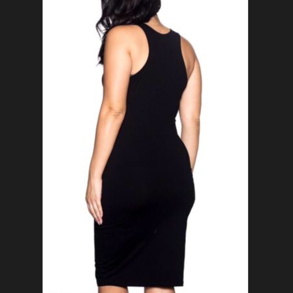 Blk Plus Size Razor Back Dreaa - Picture 2 of 4