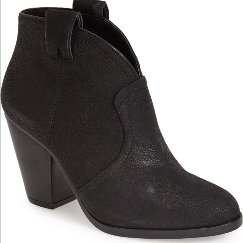 Brown Vince Camuto booties