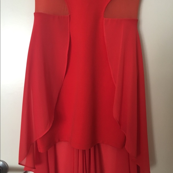 Amazing bodycon with flowy overlay, gorgeous! - Picture 5 of 7