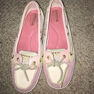 Cute pink sperry top siders