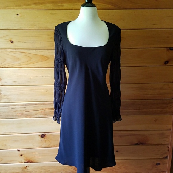 Jones New York Dresses & Skirts - Jones New York Black Long Sleeve Cocktail Dress 10