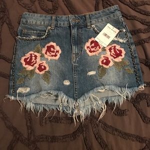 Free People Mini Skirt