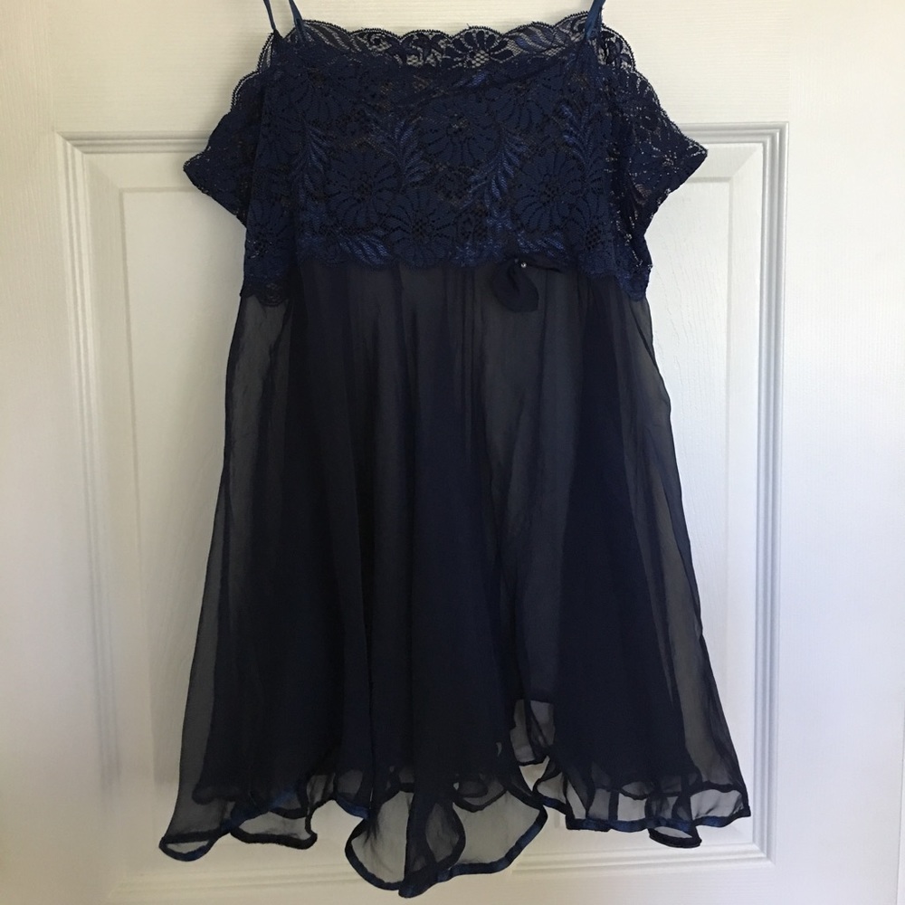 Slip, blue navy, size L